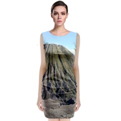 Mount Batok Bromo Indonesia Classic Sleeveless Midi Dress by Sudhe