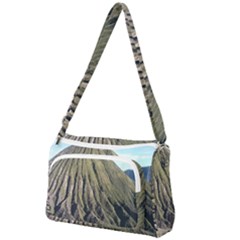 Mount Batok Bromo Indonesia Front Pocket Crossbody Bag by Sudhe