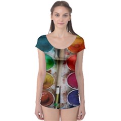 Paint Box Boyleg Leotard  by Sudhe