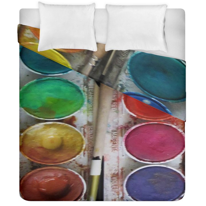 Paint Box Duvet Cover Double Side (California King Size)