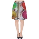 Paint Box Velvet High Waist Skirt View1