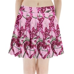 Love Browning Deer Glitter Pleated Mini Skirt by Sudhe