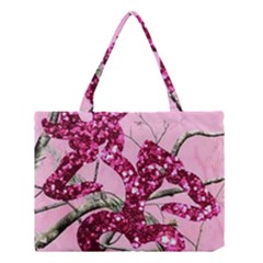 Love Browning Deer Glitter Medium Tote Bag by Sudhe