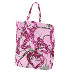 Love Browning Deer Glitter Giant Grocery Tote by Sudhe