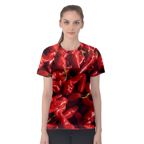 Red Chili Women s Sport Mesh Tee by Sudhe