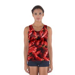 Red Chili Sport Tank Top  by Sudhe