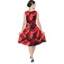 Red Chili V-Neck Midi Sleeveless Dress  View2