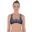 Fractal Filigree Lace Vintage Got No Strings Sports Bra View1