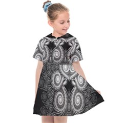 Fractal Filigree Lace Vintage Kids  Sailor Dress