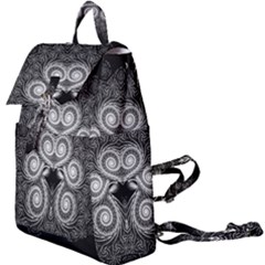 Fractal Filigree Lace Vintage Buckle Everyday Backpack by Sudhe