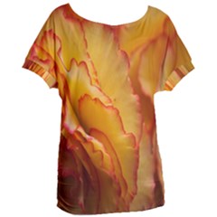 Flowers Leaves Leaf Floral Summer Women s Oversized Tee by Sudhe