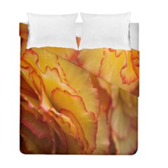 Flowers Leaves Leaf Floral Summer Duvet Cover Double Side (full/ Double Size) by Sudhe