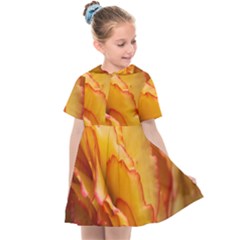 Flowers Leaves Leaf Floral Summer Kids  Sailor Dress