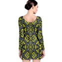 Fresh Clean Spring Flowers In Floral Wreaths Long Sleeve Bodycon Dress View2