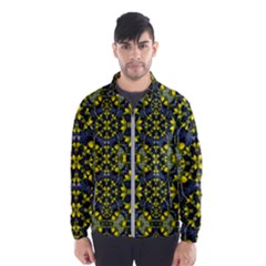 Fresh Clean Spring Flowers In Floral Wreaths Windbreaker (men) by pepitasart