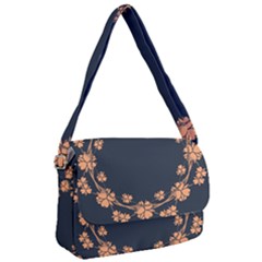 Floral Vintage Royal Frame Pattern Courier Bag