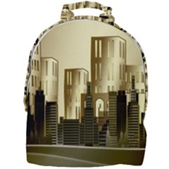 Architecture City House Mini Full Print Backpack by Sudhe