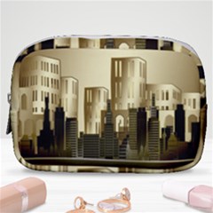 Architecture City House Make Up Pouch (small) by Sudhe