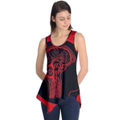 Artificial Intelligence Brain Think Sleeveless Tunic by Sudhe