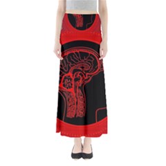 Artificial Intelligence Brain Think Full Length Maxi Skirt by Sudhe