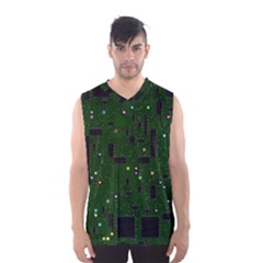 Board Conductors Circuits Men s Basketball Tank Top by Sudhe