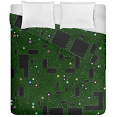 Board Conductors Circuits Duvet Cover Double Side (california King Size) by Sudhe