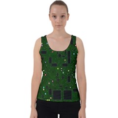 Board Conductors Circuits Velvet Tank Top by Sudhe