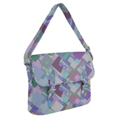 Colorful Background Multicolored Buckle Messenger Bag