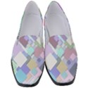 Colorful Background Multicolored Women s Classic Loafer Heels View1