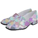 Colorful Background Multicolored Women s Classic Loafer Heels View2