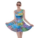 Globe World Map Maps Europe Skater Dress View1