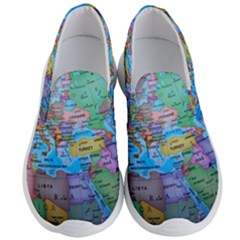 Globe World Map Maps Europe Men s Lightweight Slip Ons by Sudhe