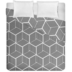 Cube Pattern Cube Seamless Repeat Duvet Cover Double Side (california King Size) by Sudhe