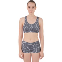 Cube Pattern Cube Seamless Repeat Work It Out Gym Set by Sudhe