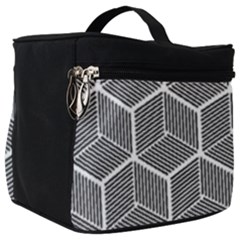 Cube Pattern Cube Seamless Repeat Make Up Travel Bag (big)