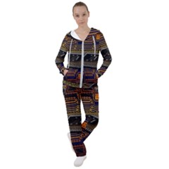 Processor Cpu Board Circuits Women s Tracksuit by Sudhe