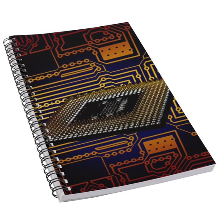 Processor Cpu Board Circuits 5.5  x 8.5  Notebook