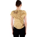 Map Discovery America Ship Train Crew Neck Crop Top View2