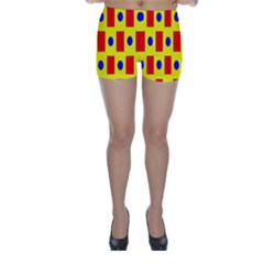 Pattern Design Backdrop Skinny Shorts by Sudhe