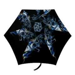 Smoke Flame Dynamic Wave Motion Mini Folding Umbrellas by Sudhe