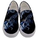 Smoke Flame Dynamic Wave Motion Men s Canvas Slip Ons View1