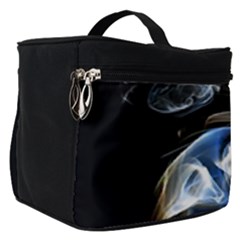 Smoke Flame Dynamic Wave Motion Make Up Travel Bag (small)