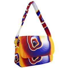 Fractal Art Paint Pattern Texture Courier Bag