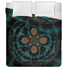 Abstract Digital Geometric Pattern Duvet Cover Double Side (california King Size) by Sudhe