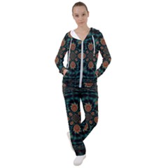 Abstract Digital Geometric Pattern Women s Tracksuit