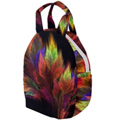 Abstract Digital Art Fractal Travel Backpacks