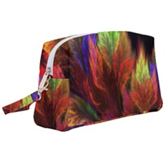 Abstract Digital Art Fractal Wristlet Pouch Bag (large)