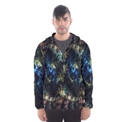 Abstract Digital Art Fractal Hooded Windbreaker (men)