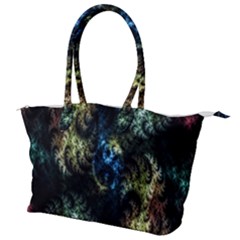 Abstract Digital Art Fractal Canvas Shoulder Bag