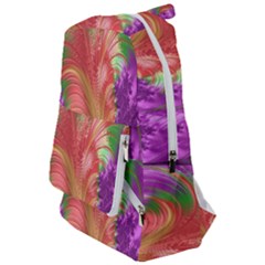 Fractal Purple Green Orange Yellow Travelers  Backpack